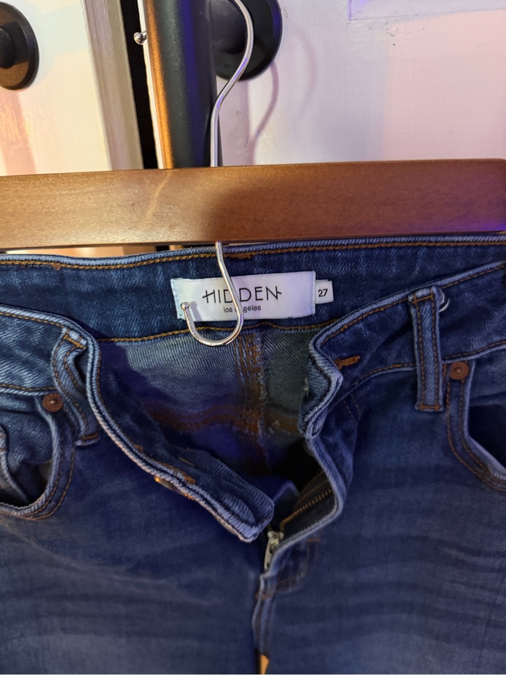 HIDDEN Los Angeles Women's Skinny Jeans - Dark Blue